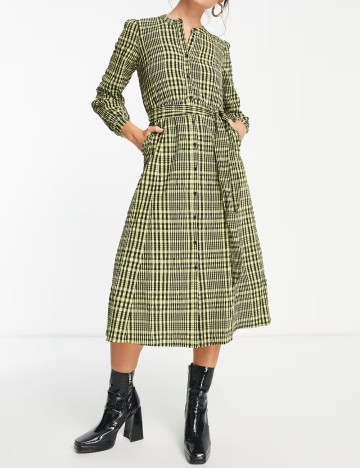 Rochie midi Whistles, mix culori