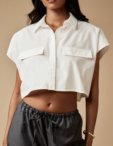 Cămașă Shein, alb