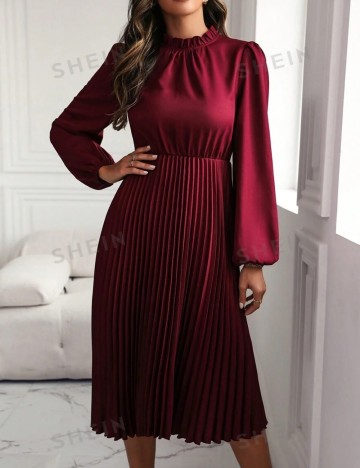 Rochie midi Shein, vișiniu