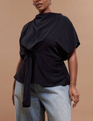 Tricou Shein Curve+, negru