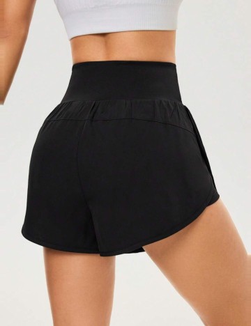 Pantaloni scurți Shein, negru