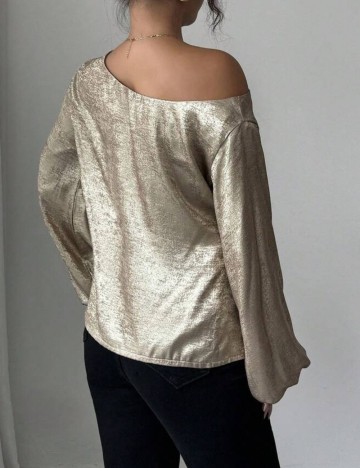 Cămașă Shein, auriu