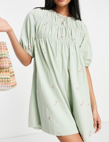 Rochie mini ASOS, verde