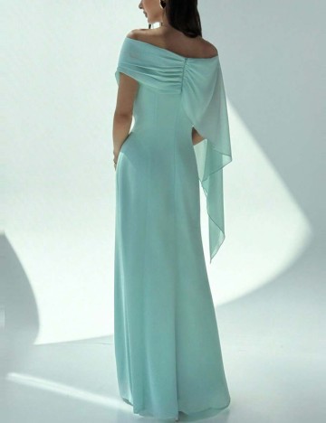 Rochie maxi Shein, turcoaz