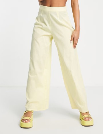 Pantaloni Pimkie, galben