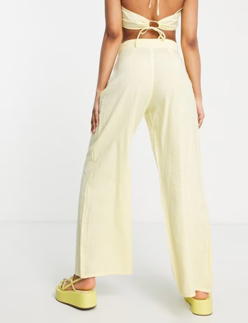 Pantaloni Pimkie, galben