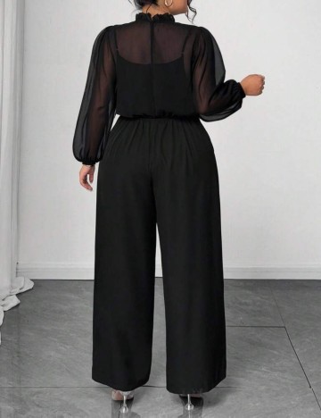 Salopetă lungă Shein Curve+, negru