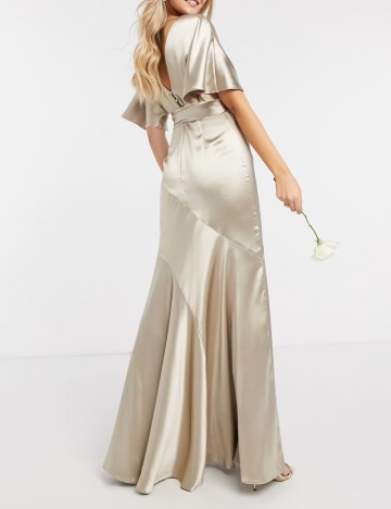 Rochie de ocazie ASOS, bej