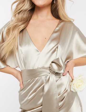 Rochie de ocazie ASOS, bej