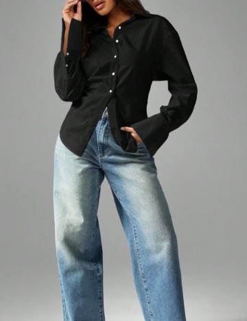 Cămașă Shein, negru