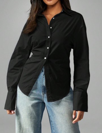Cămașă Shein, negru