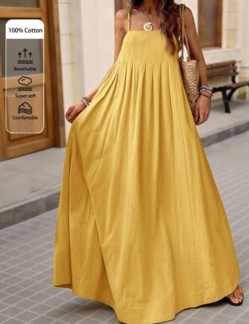 Rochie maxi Shein, galben