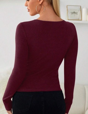 Bluză Shein, vișiniu