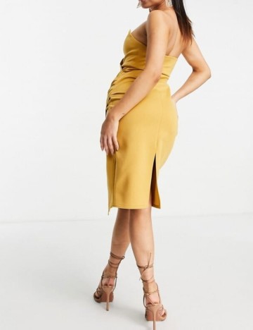 Rochie mini ASOS, galben muștar