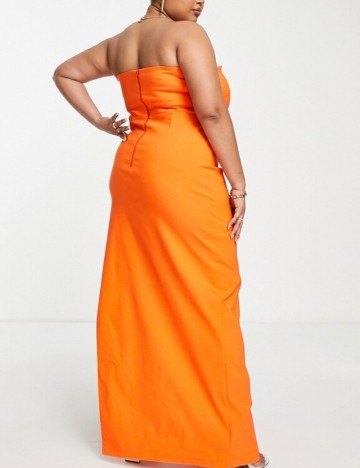 Rochie maxi Vesper, portocaliu