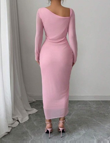 Rochie midi Shein, roz