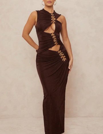 Rochie maxi Shein, maro