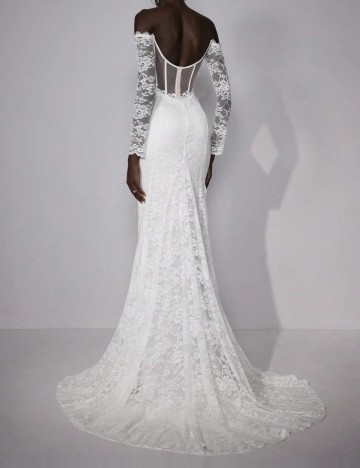 Rochie de mireasă Shein, alb
