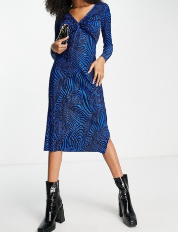 Rochie midi ASOS, mix culori