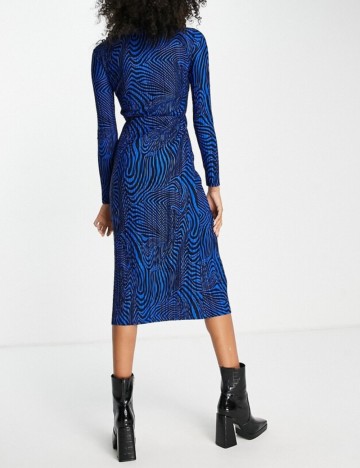 Rochie midi ASOS, mix culori