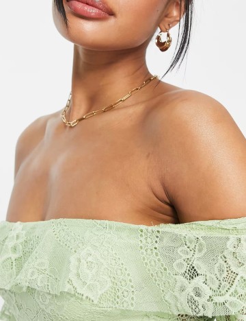 Rochie mini NAANAA, verde