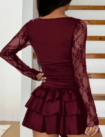 Rochie mini Shein, vișiniu