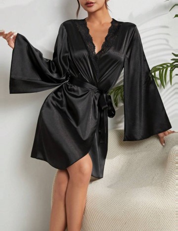 Halat de noapte Shein, negru