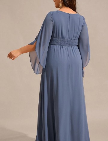 Rochie maxi Shein Curve+, albastru