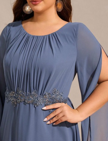 Rochie maxi Shein Curve+, albastru