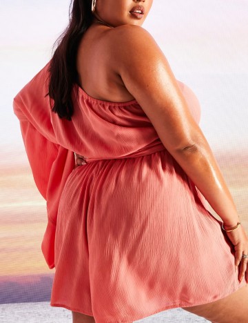 Salopetă modelatoare ASOS, roz