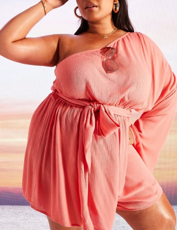 Salopetă modelatoare ASOS, roz