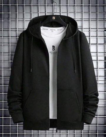 Hanorac Shein, negru