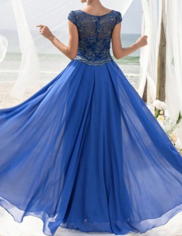 Rochie de ocazie Shein FAERIESTY, albastru