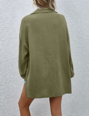 Cămașă Shein, verde