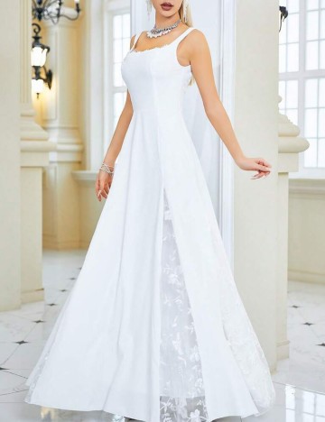 Rochie maxi Shein, alb