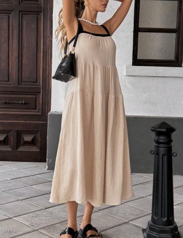 Rochie maxi Shein, bej
