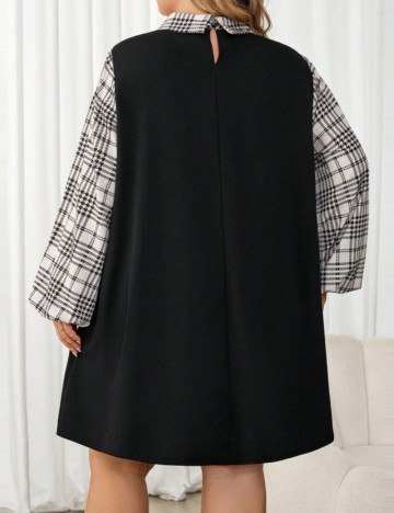 Rochie mini Shein Curve+, negru