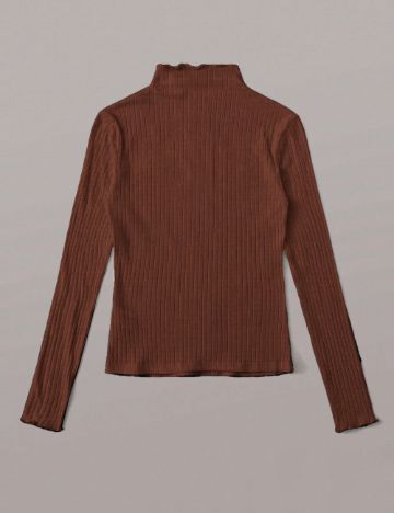 Bluză Shein Curve+, maro