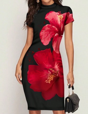 Rochie midi Shein, negru