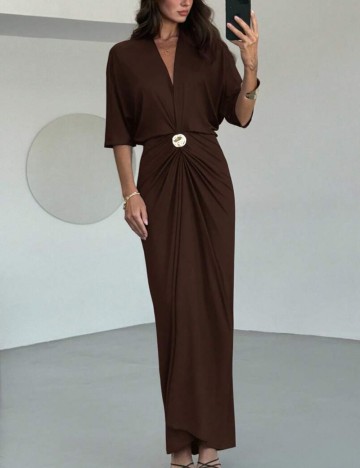 Rochie maxi Shein, maro