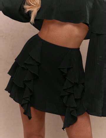 Fustă mini Shein Missguided, negru