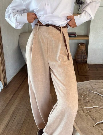 Pantaloni Shein, bej