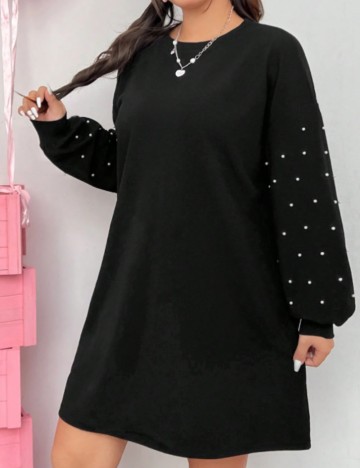 Rochie mini Shein Curve+, negru