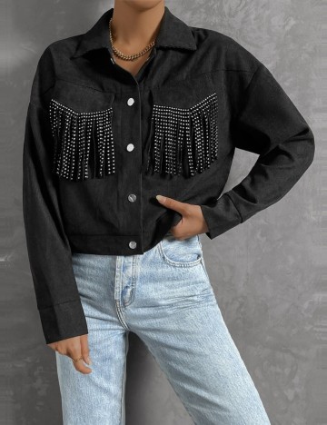 Jachetă Shein, negru