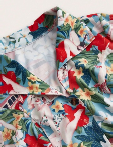 Rochie midi Shein Curve+, mix culori