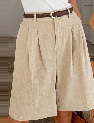 Pantaloni scurți Shein, bej
