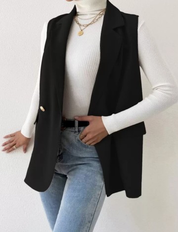 Vestă Shein, negru