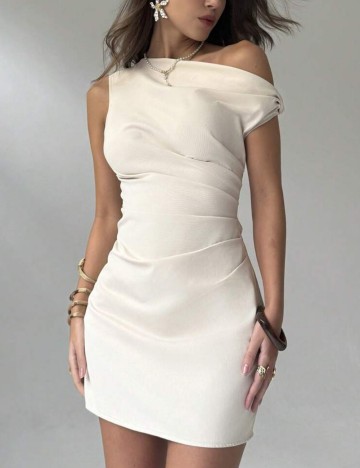Rochie mini Shein, crem
