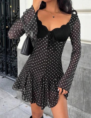 Rochie tip salopetă Shein, negru