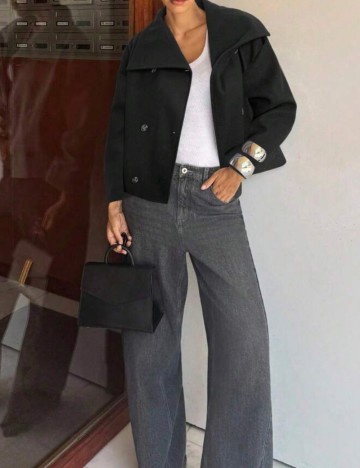 Jachetă Shein, negru